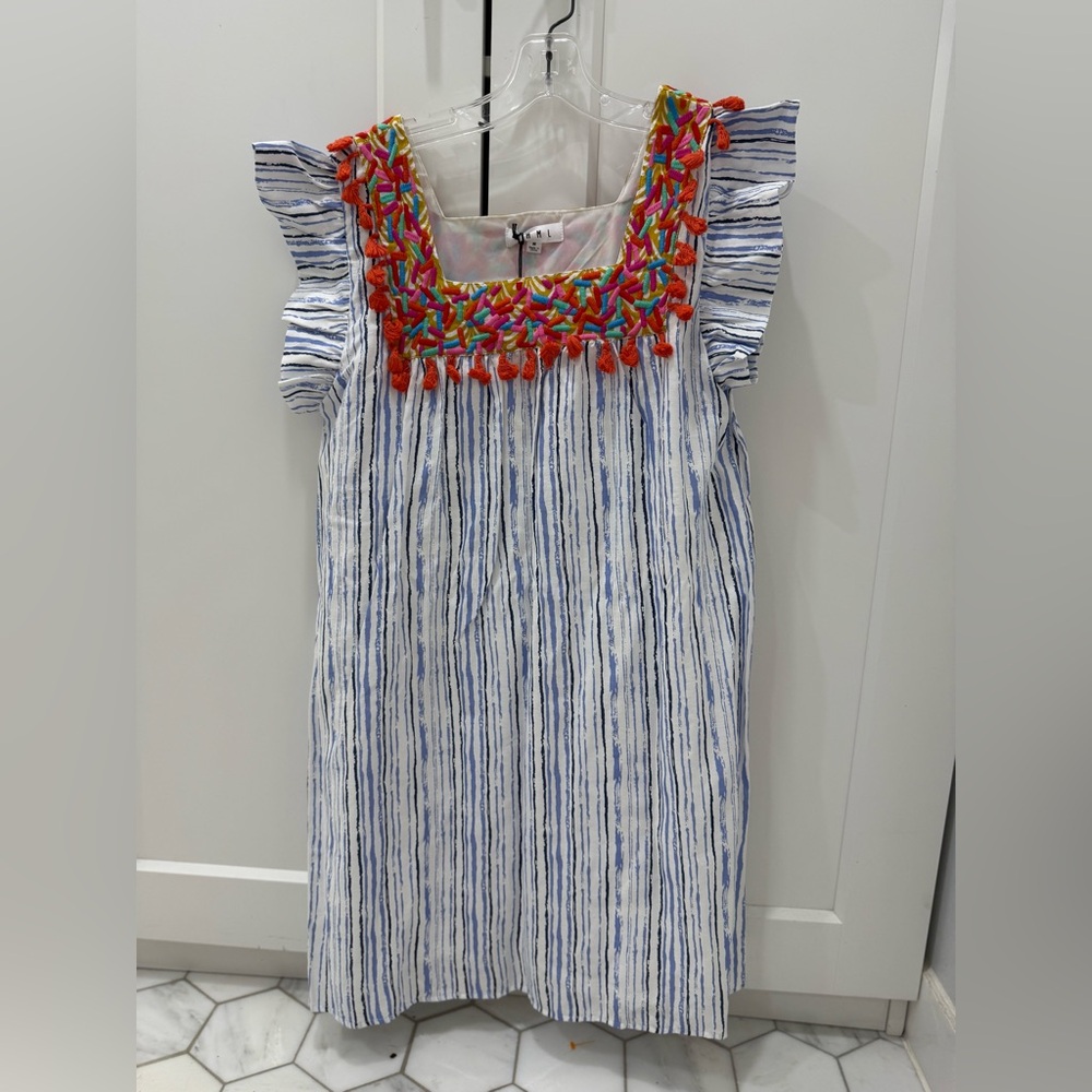 THML Embroidered Dress M NWT